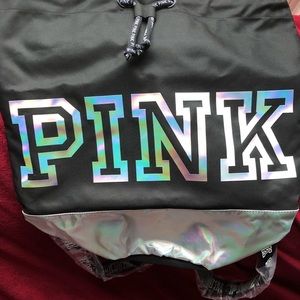 Pink bucket backpack. Sold on Mercari!